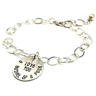 I Love You A Bushel and A Peck Bracelet