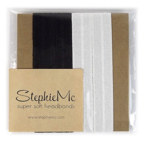 Ebony and Ivory Headband Pack