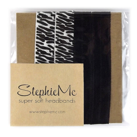 Zebra Headband Pack