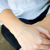 Infinity Initial Bracelet