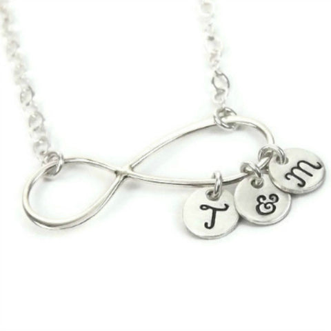 Infinity Initial Necklace