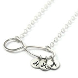 Infinity Initial Necklace