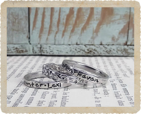 Personalized Stacking Rings