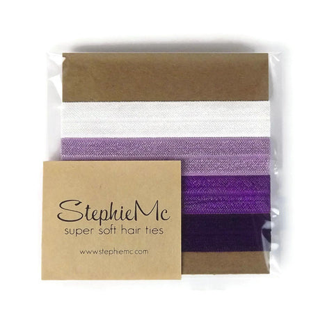 Purple Ombre Hair Ties