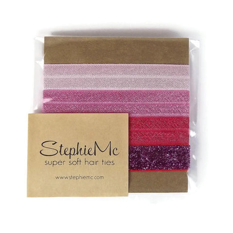 Pretty In Pink Hair Ties